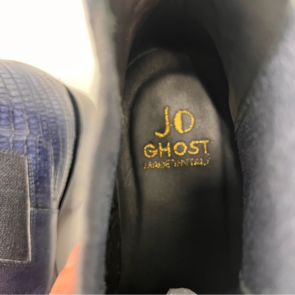 Jo Ghost Python Chelsea Boots Navy 42 - image 7